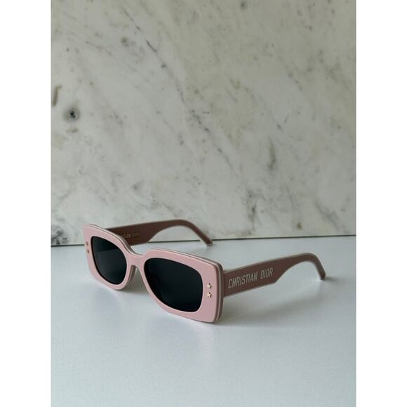 NEW Dior Pacific S1U Logo Sunglasses in Mauve Powder Pink main image 8